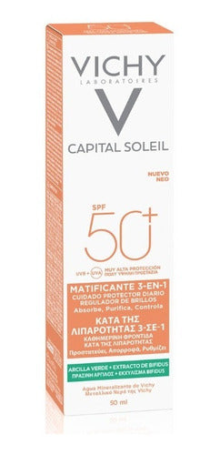 Capital Soleil Protector Solar Matificante 3en1 Fps 50+
