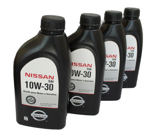 Aceite Mineral Nissan 10w30 4 Pzs