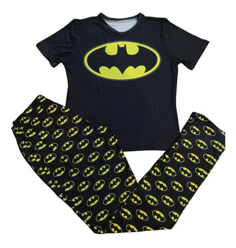 Pijama Para Dama Juvenil Batman Batgirl Superheroes