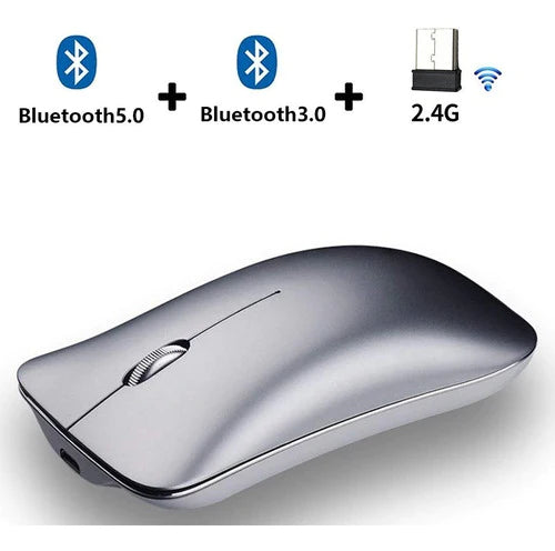 Maus Inalámbrico Bluetooth Recargable Mouse Silencioso