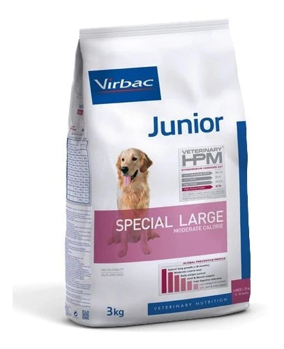 Alimento Junior Special Large Perro De Virbac Hpm 12 Kg
