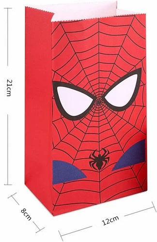 Bolsa De Dulces De Spiderman Para Fiesta De Cumpleaños