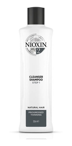Nioxin Cleanser 2 300ml- Shampoo Para Crecimiento De Cabello