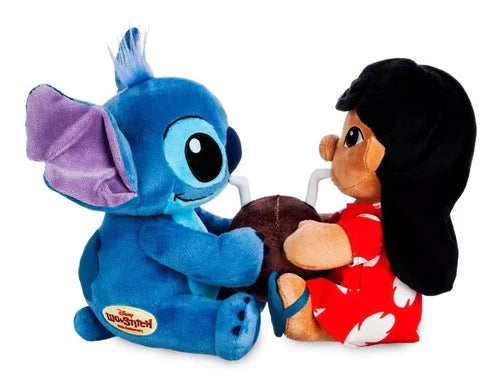Disney Store Lilo Y Stitch Ohana De Peluche Con Coco.