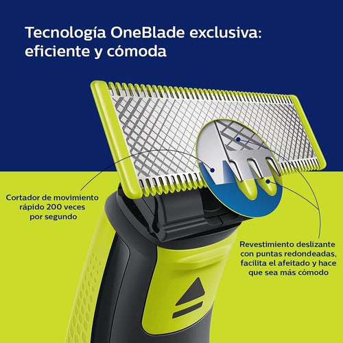 Philips Oneblade Pro Peine Preciso 12 Longitudes Qp6530/15