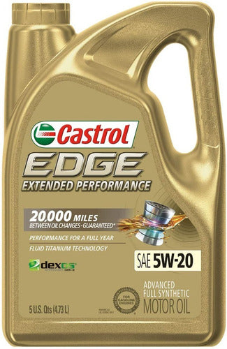 Castrol Edge Aceite 5w20 100% Sintetico Garrafa 4.73 Litros