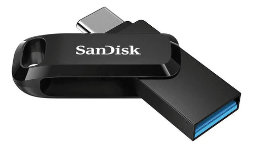 Memoria Usb Sandisk Ultra Dual Drive Go 128gb 3.1 Gen 1 Negro Y Plateado