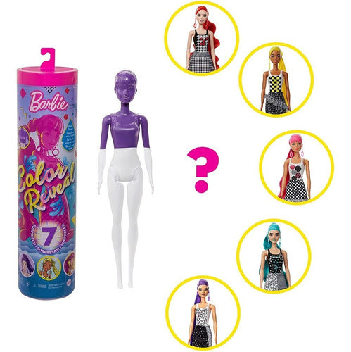 Barbie Color Reveal Fashionista 7 Sorpresas Gwc56