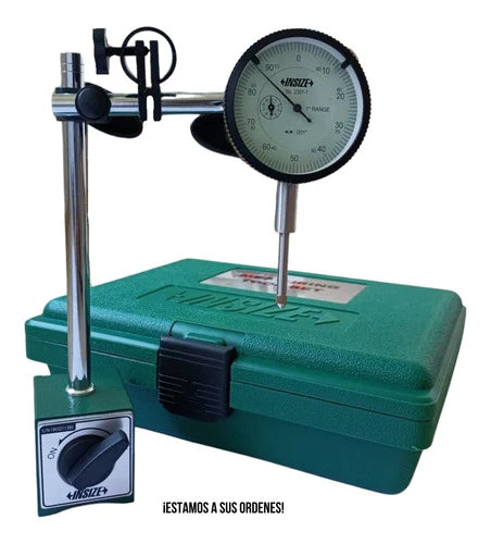 Juego Base Magnética Con Reloj Indicador De Caratula Insize