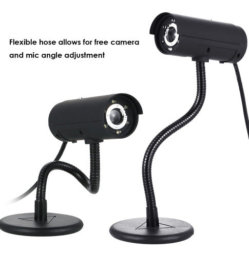 Webcam Usb Sin Controlador 480p Con Micrófono Portátil Ord