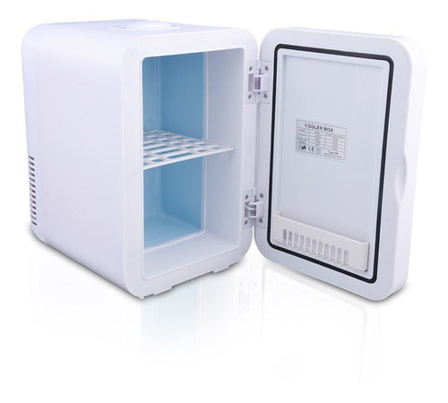 Mini Refrigerador De 6 Litros Con Espejo Y Luz Led