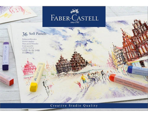 Faber-castell -  Tizas Soft Pastels Para Arte X 36
