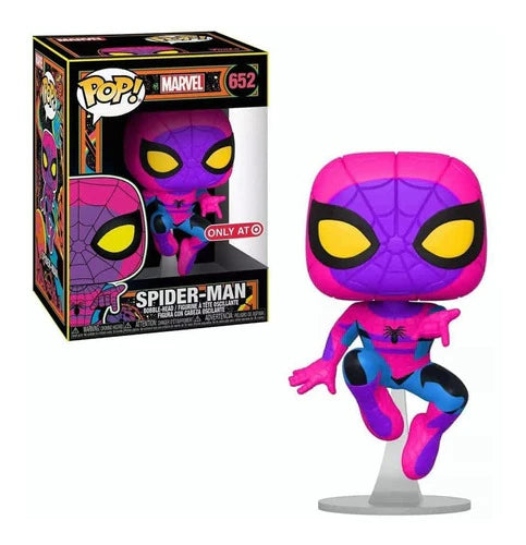 Funko Pop Spider-man # 652 Luz Negra De Unos 11,8 Cm De Alto