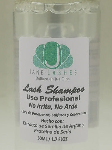 2 Lash Shampoo 50ml Pestaña Mink Espuma Limp + Espejo Prof