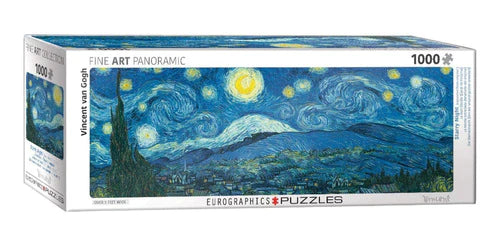 Rompecabezas Eurographics Panoramic Puzzles Starry Night Panorama 6010-5309 De 1000 Piezas