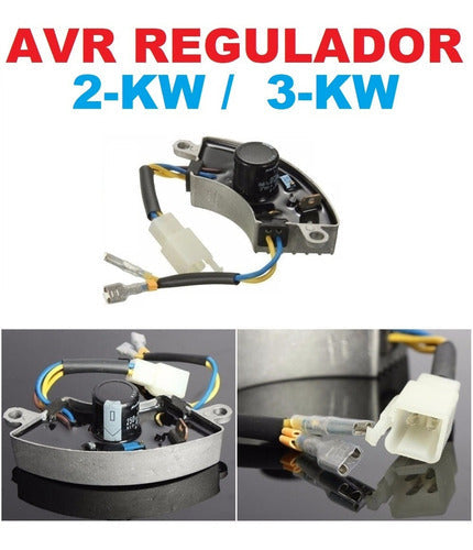 Avr Regulador D Voltaje Generador 2kw 3kw 6500w 220uf 250v.