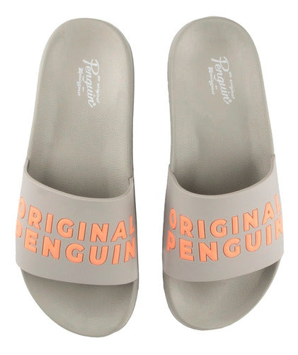 Sandalia Original Penguin Slides Alina Style Gris