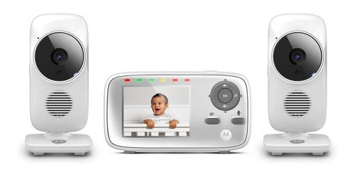 Monitor De Vídeo Motorola Para Bebés De 2,8 Pulgadas.