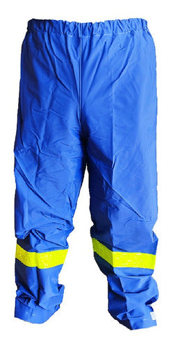 Impermeable Para Motociclista Color Azul Rey Talla