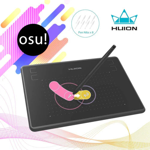 Tableta Gráfica Huion H430p Con Sensibilidad A Presión 4096