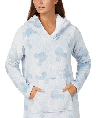 Camison Pijama De Felpa Polar Con Gorro Disney Tipo Bata