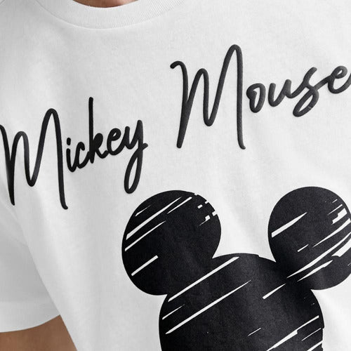 Playera Mickey Mouse 1011858 100% Algodón Hombre Original