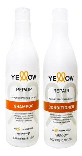 Kit Shampoo 500 Ml Y Acondicionador 500 Ml Yellow Repair