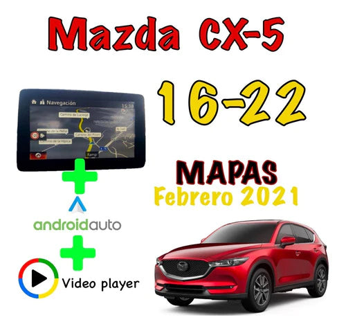 Tarjeta De Navegación Mazda Cx5 16-22 + Android Auto+ Video