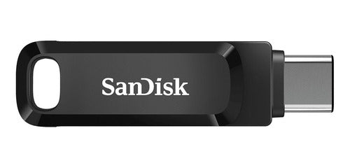 Memoria Usb Sandisk Ultra Dual Drive Go 128gb 3.1 Gen 1 Negro Y Plateado