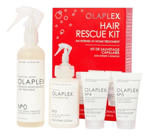 Olaplex Hair Rescue Kit Edición Especial Paso No 0, 3, 4 Y 5
