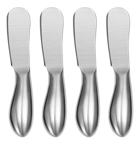 4 Cuchillos Para Esparcir Queso, Cuchillos De Mantequilla