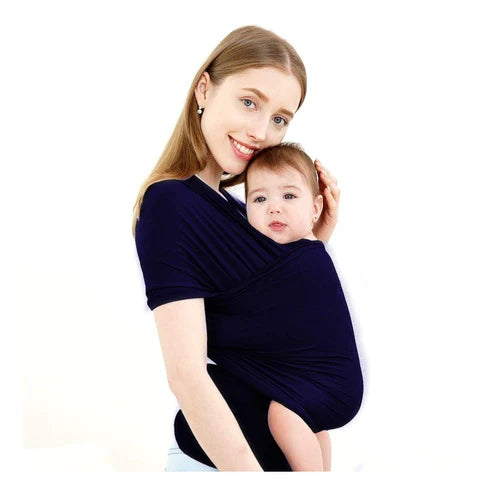 Tiernelle Fular Elastico / Rebozo Azul Marino Para Bebe