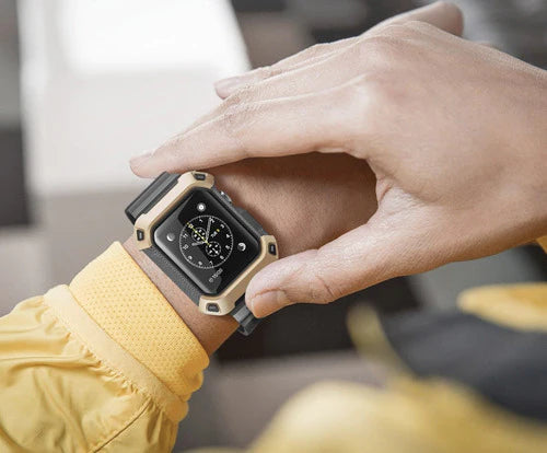 Funda Con Banda Apple Watch 3 42mm Supcase Ubpro Oro