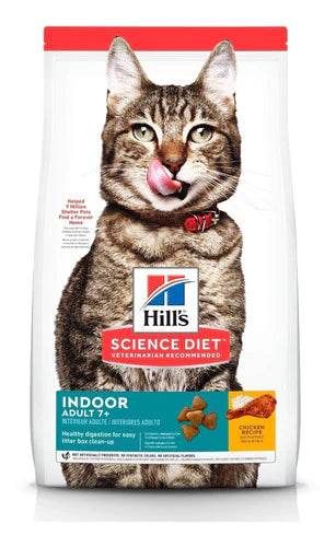 Alimento Para Gato Hill's Sd Adultos 7+ Interiores 3.2kg