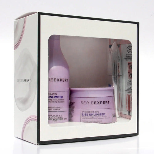 Loreal Serieexpert Kit Liss Unlimited Shampoo Y Mascarilla