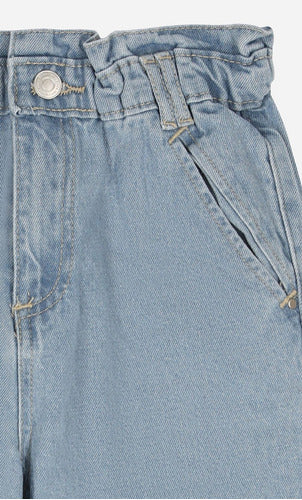 Jeans Fit Baggy Cropped De Niña C&a (3037173)