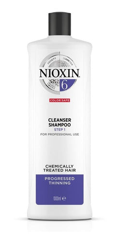 Nioxin 6 Cleanser Shampoo Anticaida 1000ml Tratado Quimicos