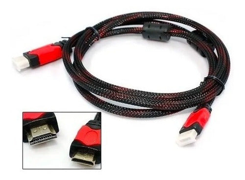 Pack 10 Cable Hdmi 1.5m Full Hd 1080p Ps3 Xbox 360 Laptop Pc