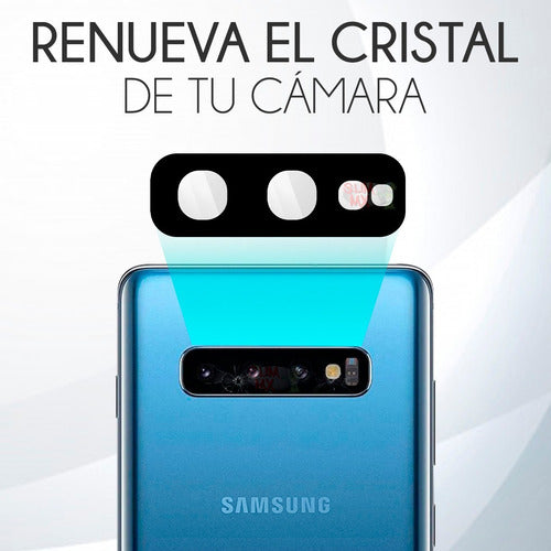 Cristal Lente Camara Para Samsung S10 Sm-g970f Con Adhesivo