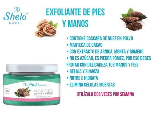 Exfoliante De Pies Y Manos + Sales Del Mar Muerto Relajante.