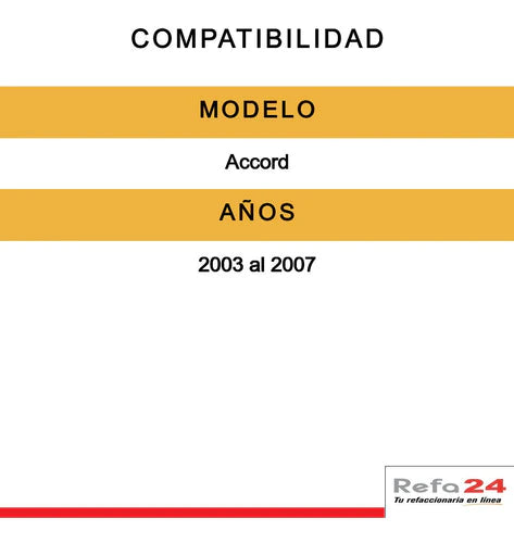 Deposito Recuperador Accord 2003 2004 2005 2006 2007
