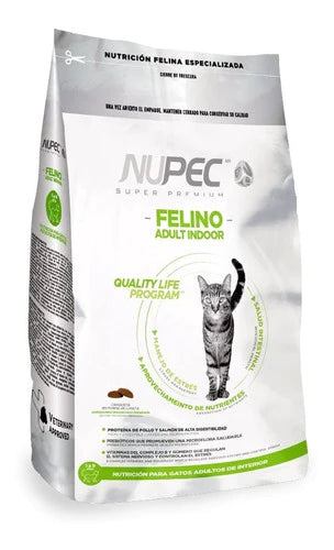 Alimento Nupec Indoor Felino Gato Adulto, Bolsa De 5kg
