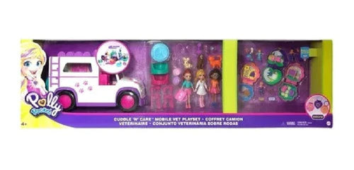 Polly Pocket Cuddle And Care Mobile Vet Play Pack