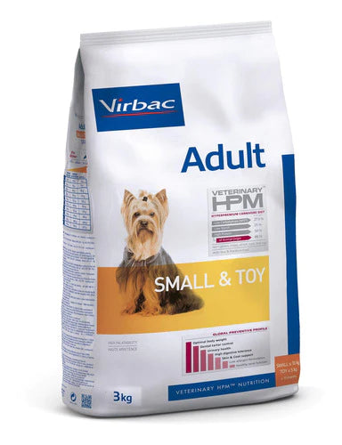 Alimento Virbac Veterinary Hpm Adult Small And Toy Para Perro Adulto De Raza  Mini Y Pequeña En Bolsa De 3kg