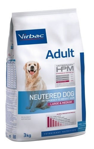 Alimento Virbac Hpm Adult Neutered Dog Large & Medium 12 Kg