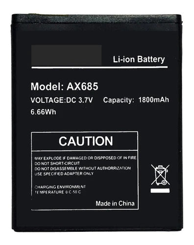 Bateria Pila B Mobile Ax685 3.7v 1800mah 6.66wh Nueva