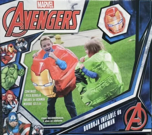 Burbuja Inflable Infantil  Iron Man Bumper Ball Marvel