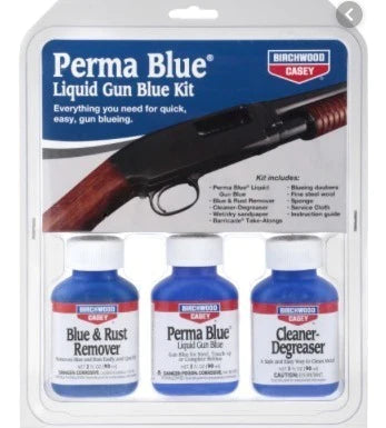 Kit Pavonador Perma Blue Liquido Birchwood Casey Xtreme C