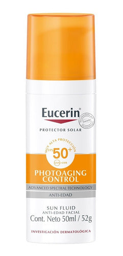 Protector Solar Facial Eucerin Sun Anti Edad Fps 50+ 50ml