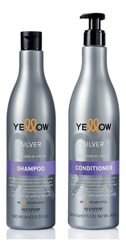 Kit Shampoo + Acond Anti-amarillo Silver Yellow Matizador